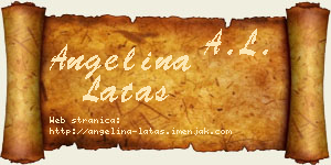 Angelina Latas vizit kartica